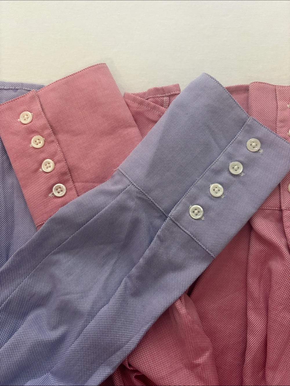Henri-Henri La' Royale Pink and Purple - Long-Sleeve Button Down Shirts - Large - Picture 2 of 15